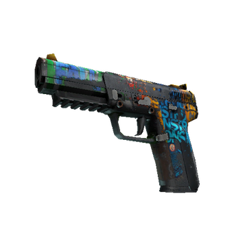 Souvenir Five-SeveN | Fall Hazard (Battle-Scarred)