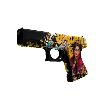 StatTrak™ Glock-18 | Bullet Queen (Well-Worn)