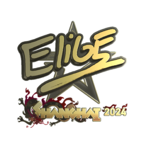 Sticker | EliGE (Gold) | Shanghai 2024