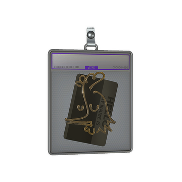 Sticker Slab | Hello AK-47 (Gold)
