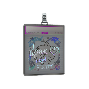 Sticker Slab | donk (Holo) | Austin 2025