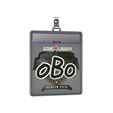 Sticker Slab | oBo (Foil) | Berlin 2019