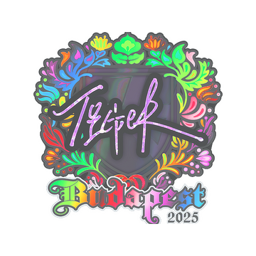 Sticker | Tiger (Holo) | Budapest 2025