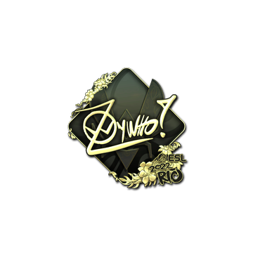 Sticker | ZywOo (Gold) | Rio 2022