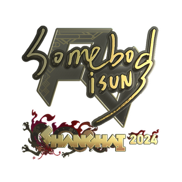 Sticker | somebody (Gold) | Shanghai 2024